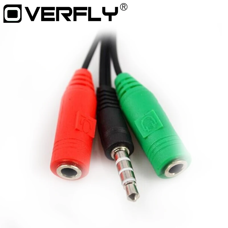 3.5mm Stereo Headphone Audio Splitter Y Earphone Extension