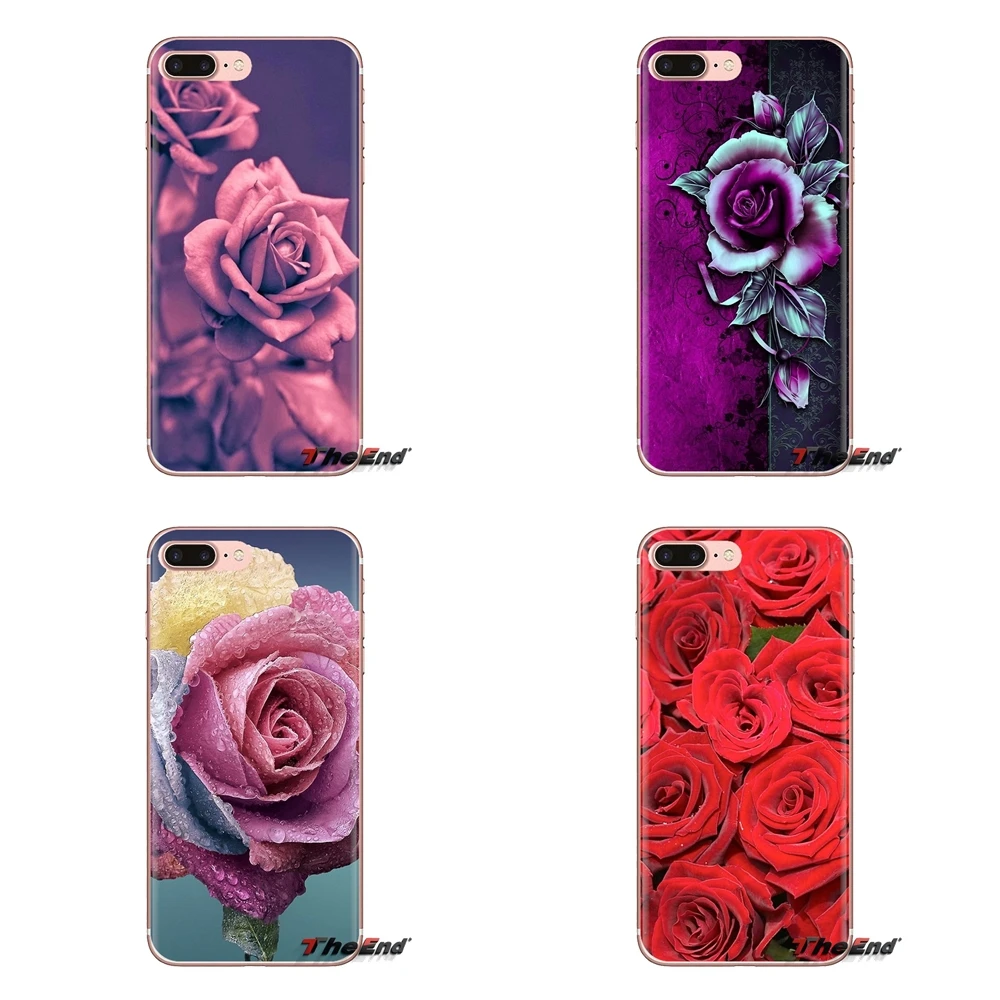 Enjoy Today Red Roses Transparent Soft Cases Covers For Huawei Mate Honor 4C 5C 5X 6X 7 7A 7C 8 9 10 8C 8X 20 Lite Pro |