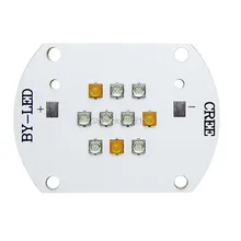 Cree XTE XT E 50W Ярко синий (7 шт.) + теплый белый (3 Светодиодный фонарь
