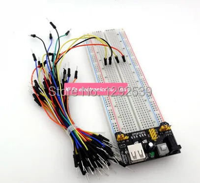 830 Tie point Solderless PCB Breadboard 65pcs Jumper 830 Tie point Solderless PCB Breadboard 65pcs Jumper