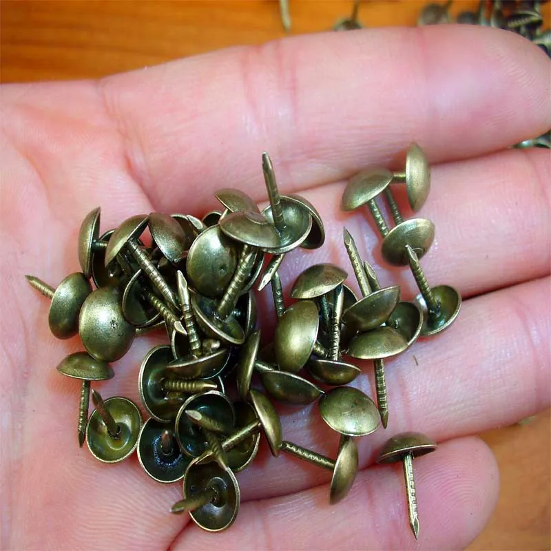 200pcs 7 * 10MM vesicles nails Decorative nails Furniture Wooden Glossy