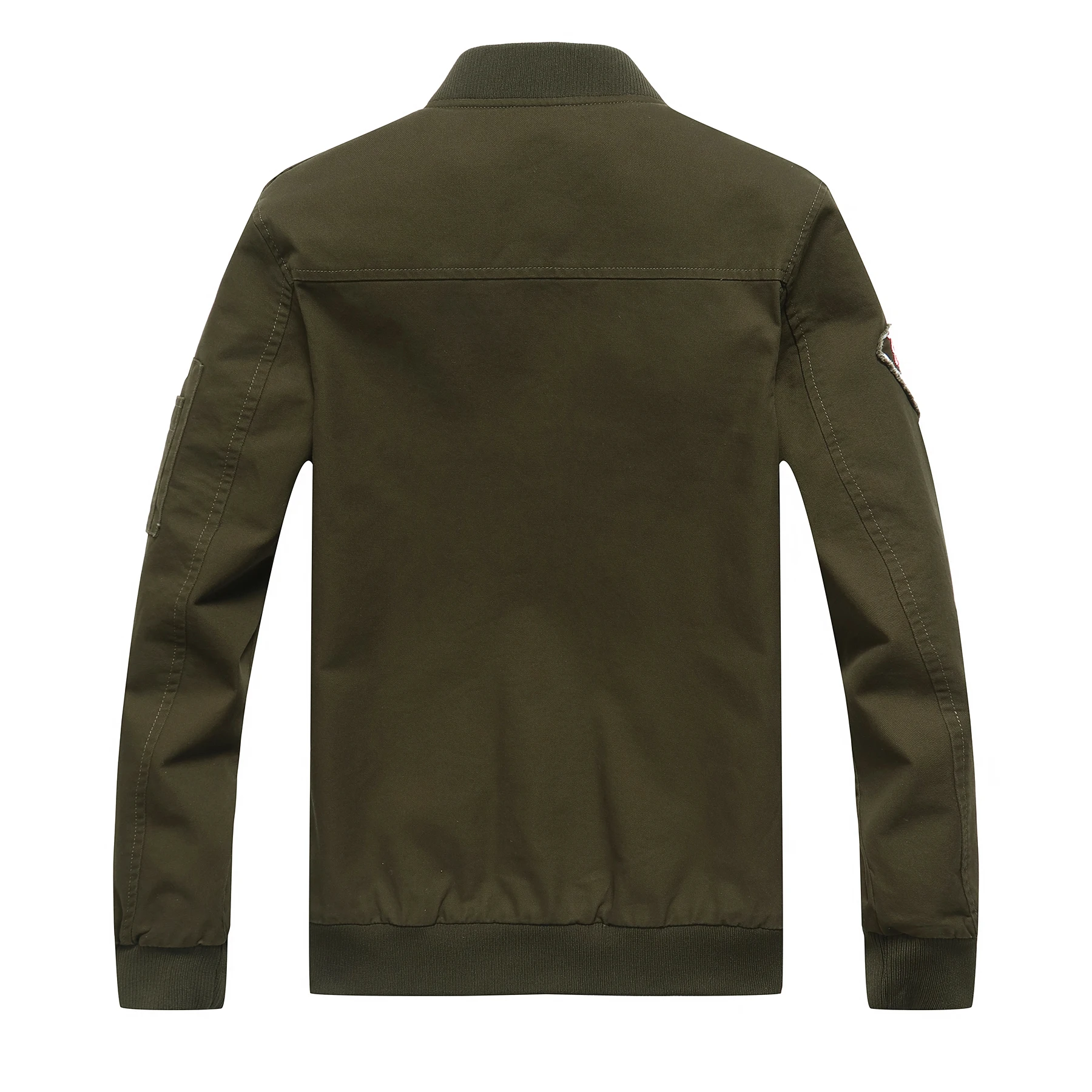 2019 spring and autumn men's casual jacket British US military uniform windbreaker men's stand collar cotton tooling jacket