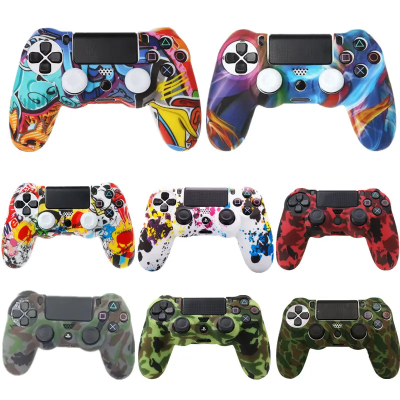 

Silicone Rubber Analog Joystick Case Protective Skin Cover Case For Sony Playstation Dualshock 4 PS4 Slim Pro Controller Gamepad