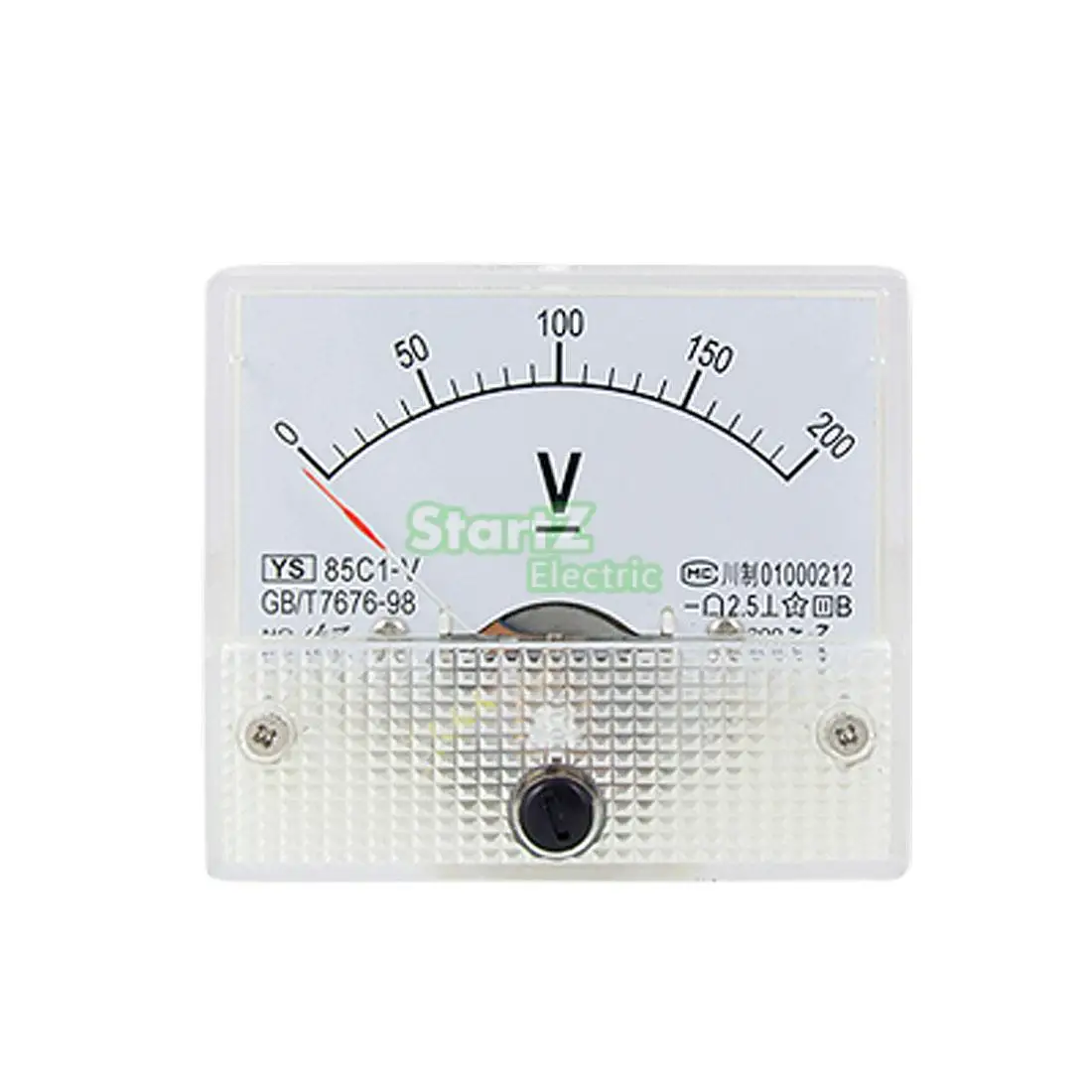 

DC Analog Meter Panel 200V Current Voltage Ammeters 85C1 0-200V Gauge