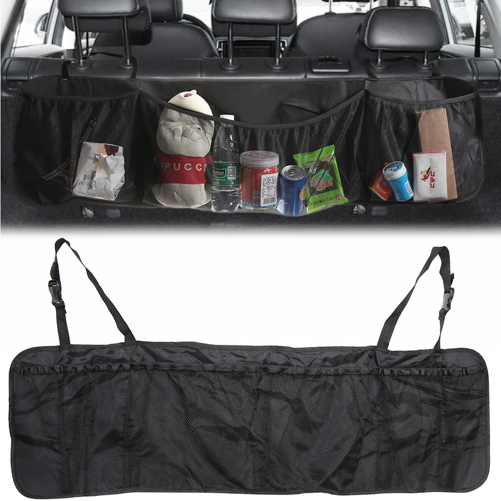 

Car Back Seat Organizer Net Storage Bag for Suzuki Grand Vitara 2016 Swift SX4 Jimny Honda CRV Accord Civic Accessories