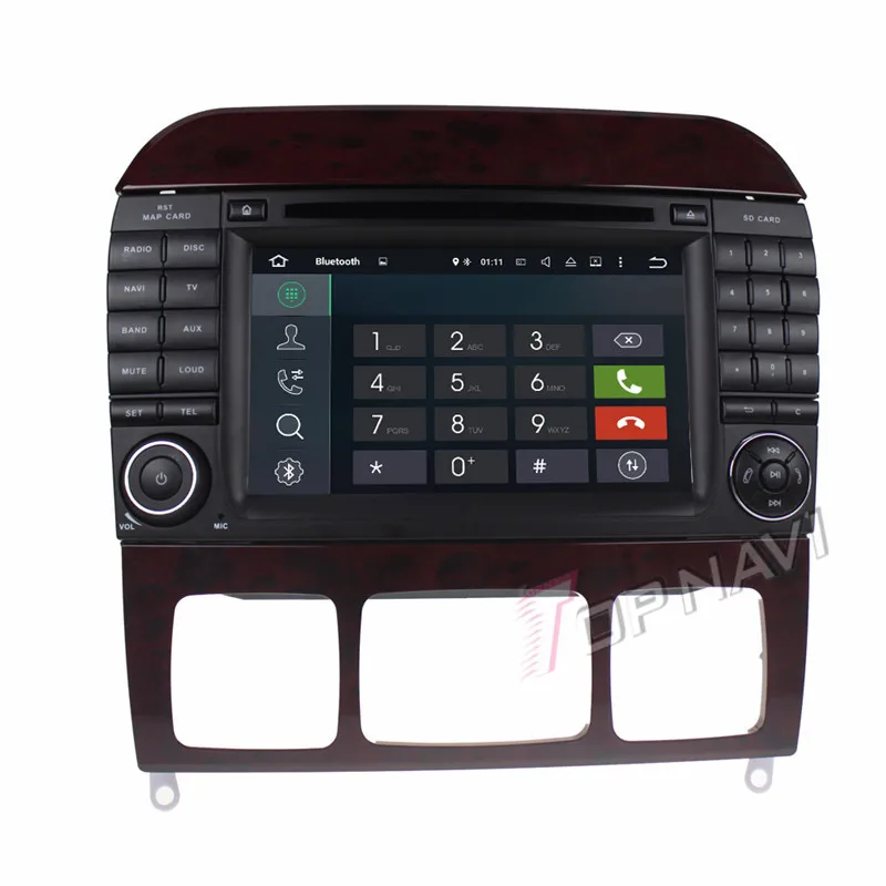 Discount Topnavi Android 7.1 Car DVD Player Radio for Benz S Series R-W251/R280/R300/R320/R350/R500(2006-) Stereo GPS Naviagtion 2G+16GB 16