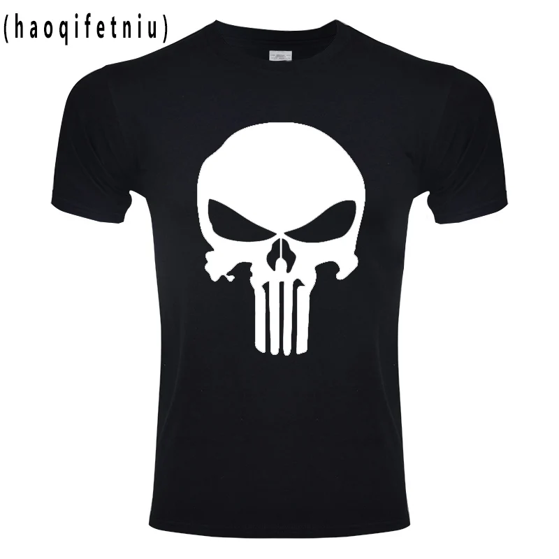 Streetwear Men's Casual T-Shirt Skull Print Punisher Super Hero T Shirt Men Harajuku Short Sleeve tshirt TX147 R DD Streetwear Men's Casual T-Shirt Skull Print Punisher Super Hero T Shirt Men Harajuku Short Sleeve tshirt TX147 R DD
