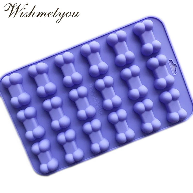 

WISHEMETYOU Mini Dog Bones Shaped Silicone Soap Mold Cake Decorating Tools For Diy Chocolate Pastry Cookies Baking Moulds Supply