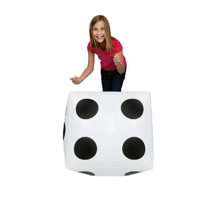 

Dice Educational toys 28cm Child toy inflatable Dice Jumbo Large Inflatable Dice Dot Diagonal Giant Toy Party Air #2o23