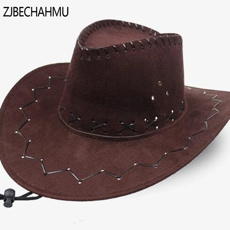 outdoor leather hats