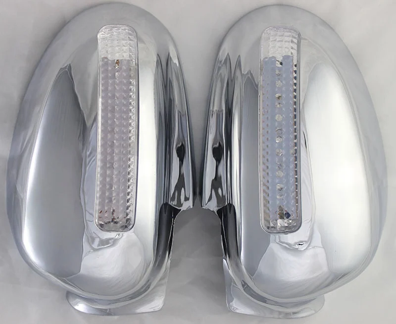 

Novel style Car modification 2PCS ABS Chrome plated for Hyundai Sonata 1999-2005 door mirror covers with LED