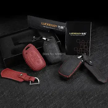 

LUCKEASY Car Keychain Keyring Key Bag Key Fob Central Key Cover For Hyundai MISTRA IX25 IX35 Verna Tucson Sonata Santa Fe