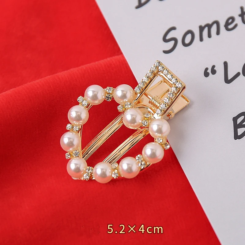 20 Pcs Wholesale Fashion Pearl Hair Clip Snap Hair Barrette Stick Hairpin Hair Styling Accessories For Women Girls Dropshipping - Цвет: 20 pcs L