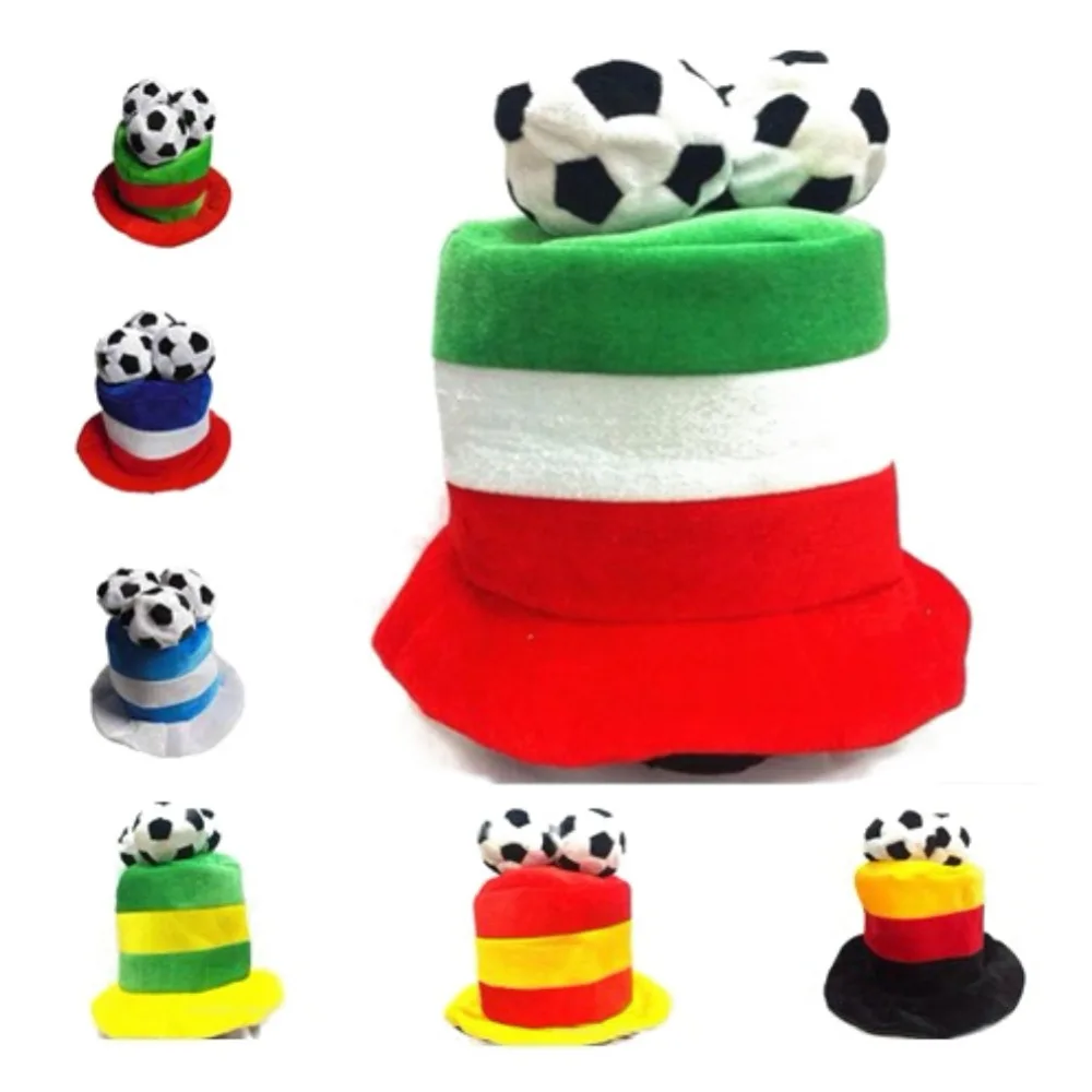 

Football Hat Party Headgear Cap Fans Cheer Leading Champ for World Soccer Game Soccer Team Sports Headwear Souvenir