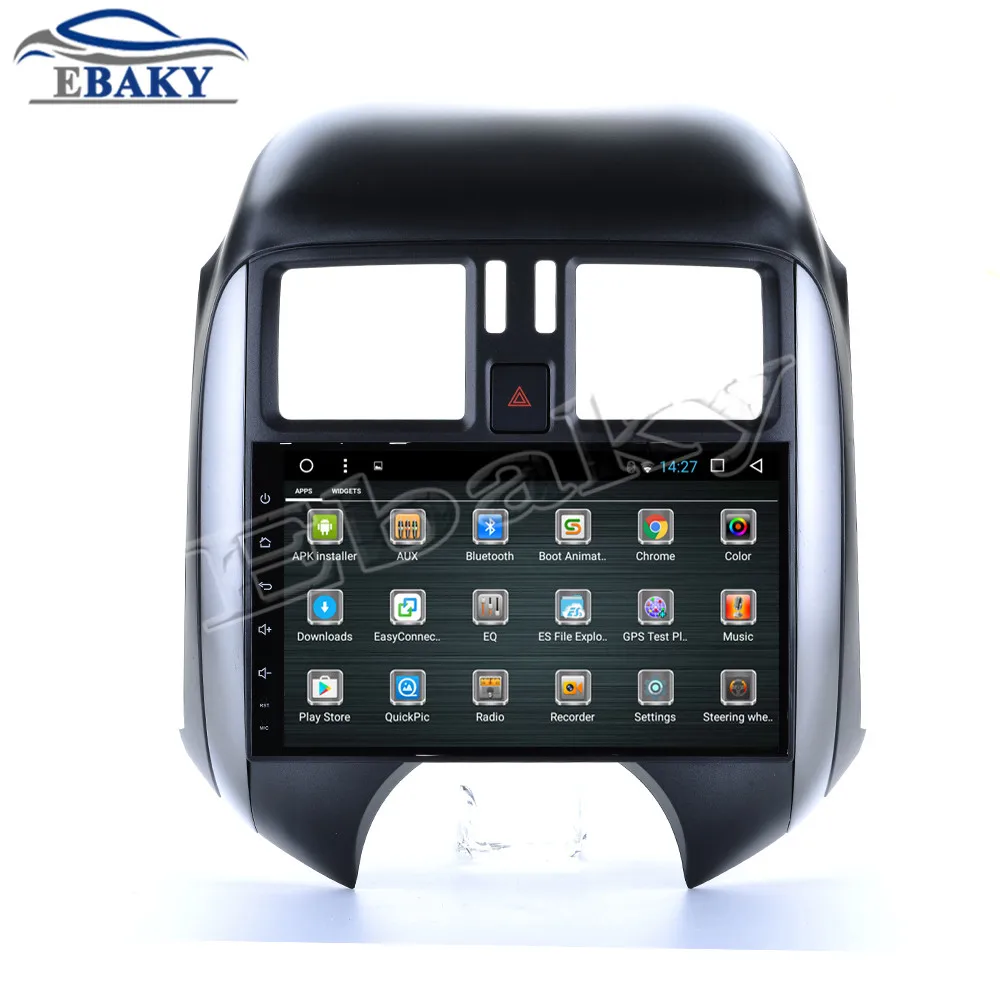 Flash Deal NaviTopia 9inch 1GB/2GB RAM Quad Core/Octa Core Android 7.1/8.1 Car DVD Radio for Nissan Sunny 2011 2012 2013 with GPS/wifi/maps 4