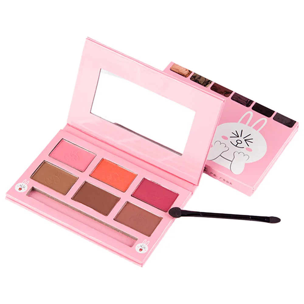 

6-in-1 Color Cartoon Lovely Clever Cat Eye Shadow Palette Smooth Makeup Cosmetic