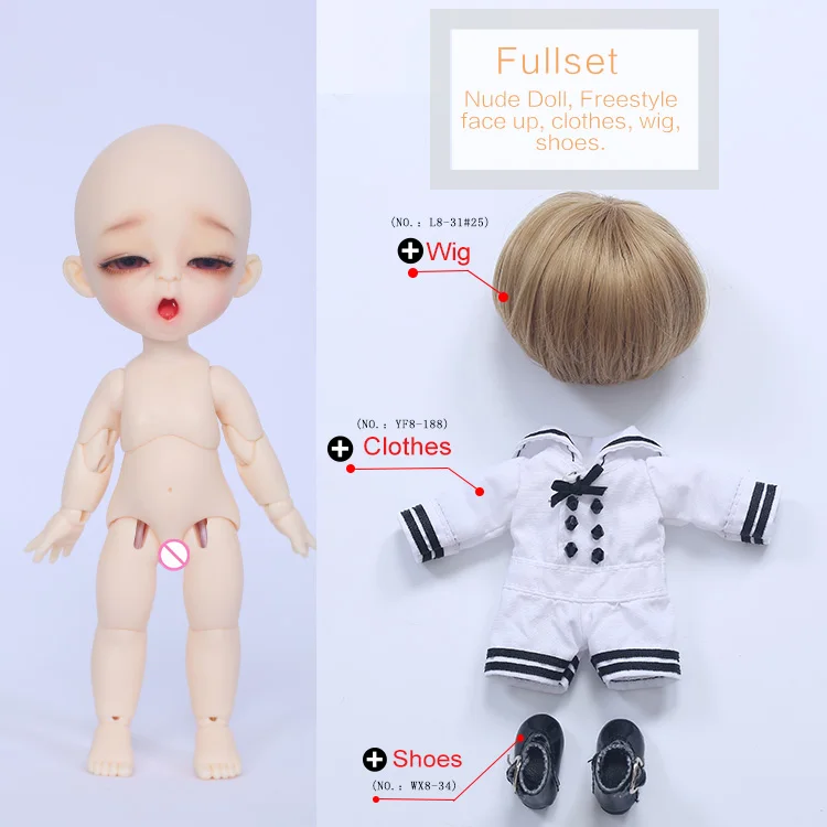 Кукла OUENEIFS Louis Luts крошечная delf bjd sd модель тела 1/8 куклы с глазами для маленьких