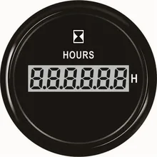 1 шт. цифровые песочные часы 0-99999,9 счетчики моточасов 52 мм часовые датчики для авто лодки сельскохозяйственная техника двигатели генераторы