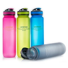 Nueva Botella de Agua de Plástico (1000 ml) Ciclismo Riding Botella Libre de BPA a prueba de Fugas Botella de Agua Al Aire Libre-50