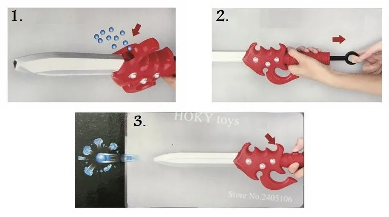 1 шт. нож для меча халберд с мягкими пулями для стрельбы водяными шариками пластиковая детская игрушка для мальчиков Детский подарок стрелок модель для игры на открытом воздухе