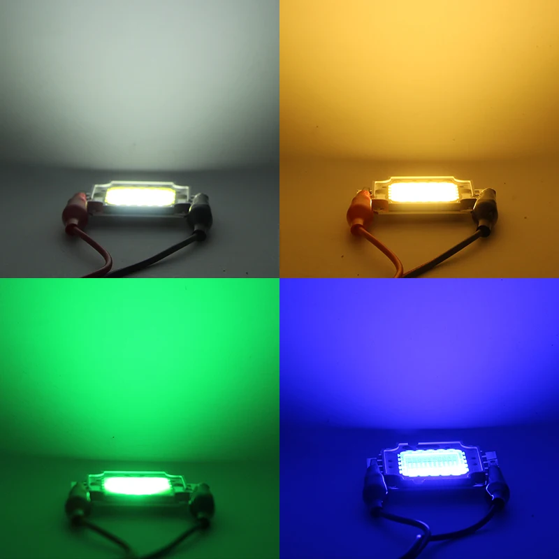 10W 20W 30W 50W 100W Led chip for Integrated Spotlight 12v 36v DIY Projector Outdoor Flood Light Super bright Full power rgb