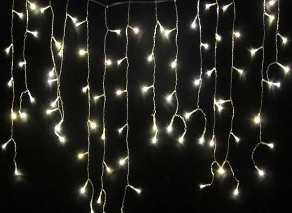 

New Year! 3M 220V 100 LED Icicle String Light ,Fairy Christmas Lights Decoration Holiday Xmas Outdoor Free Shipping