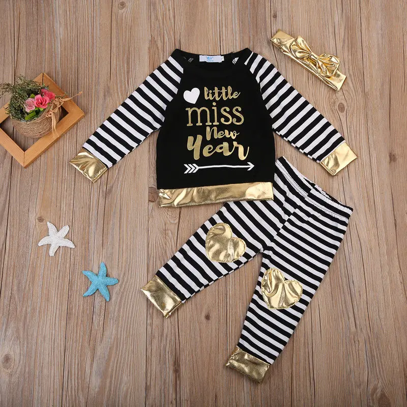 3 шт. футболка с длинным рукавом и леггинсы в полоску|kids clothes set|clothes setkids |