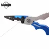 Seaknight Fishing Pliers SK005 108g/3.8oz Tungsten Steel Blade Braided Line Cutter Fishing Pliers Scissors Aluminum Fishing Tool ► Photo 3/6