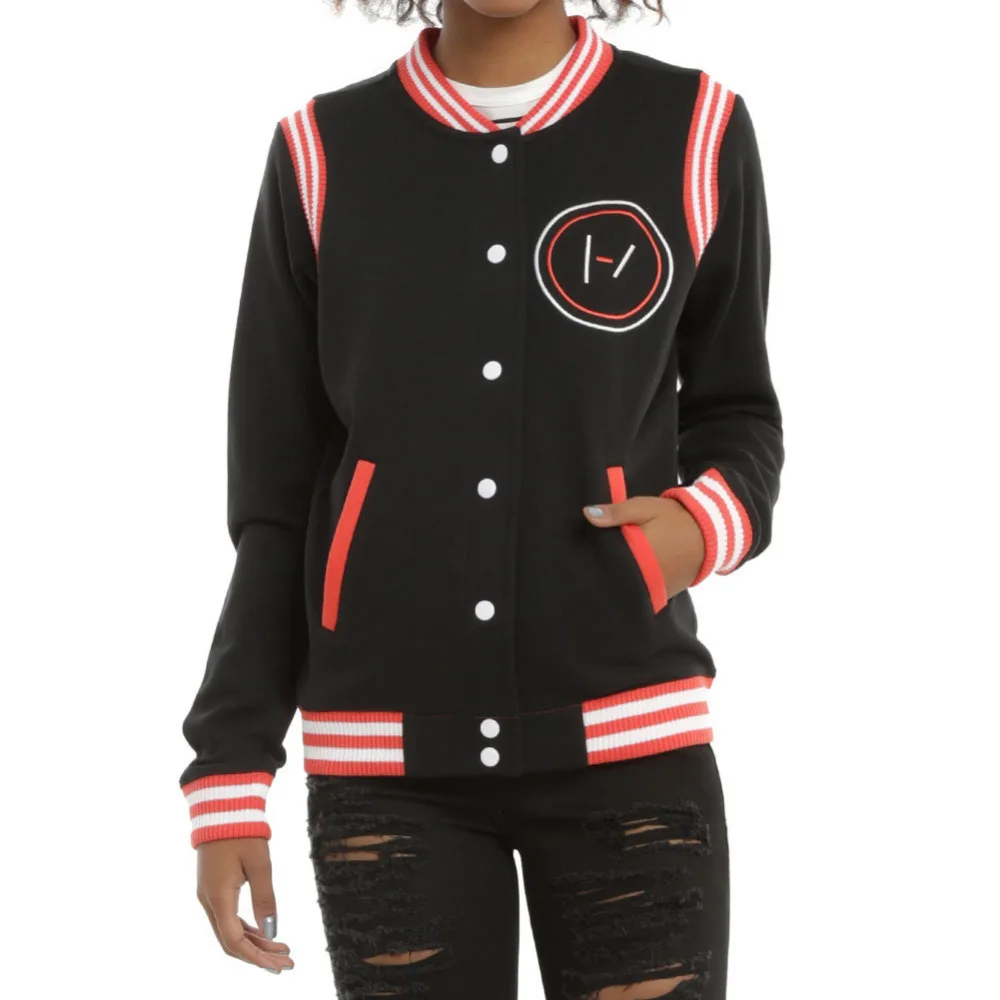 

twenty one pilots autumn women fashion print women Harajuku 21 pilot jacket coat casual winter basic baseball jackets hoodies