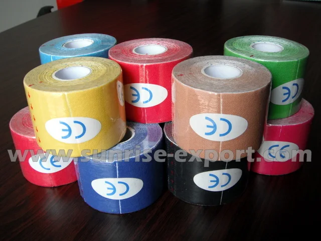 

5cm Waterproof Kinesiologe Tape Kinesiology Tape Sport Taping Strapping Football Tennis Knee Muscle Elastic Bandage Fitness