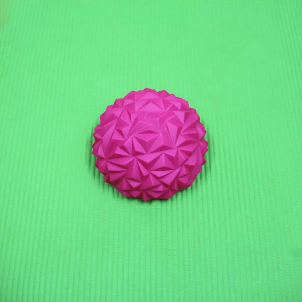 pink FDBRO детский тренировочный мяч для йоги, Водный куб, Алмазный Узор, ананас, мячик, мячик для массажа стоп, игрушка, озорная форта, патент - Цвет: pink