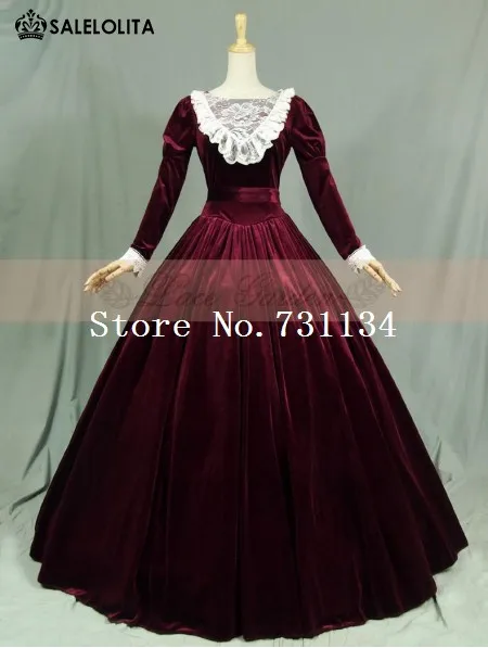 Long Sleeve Victorian Dress