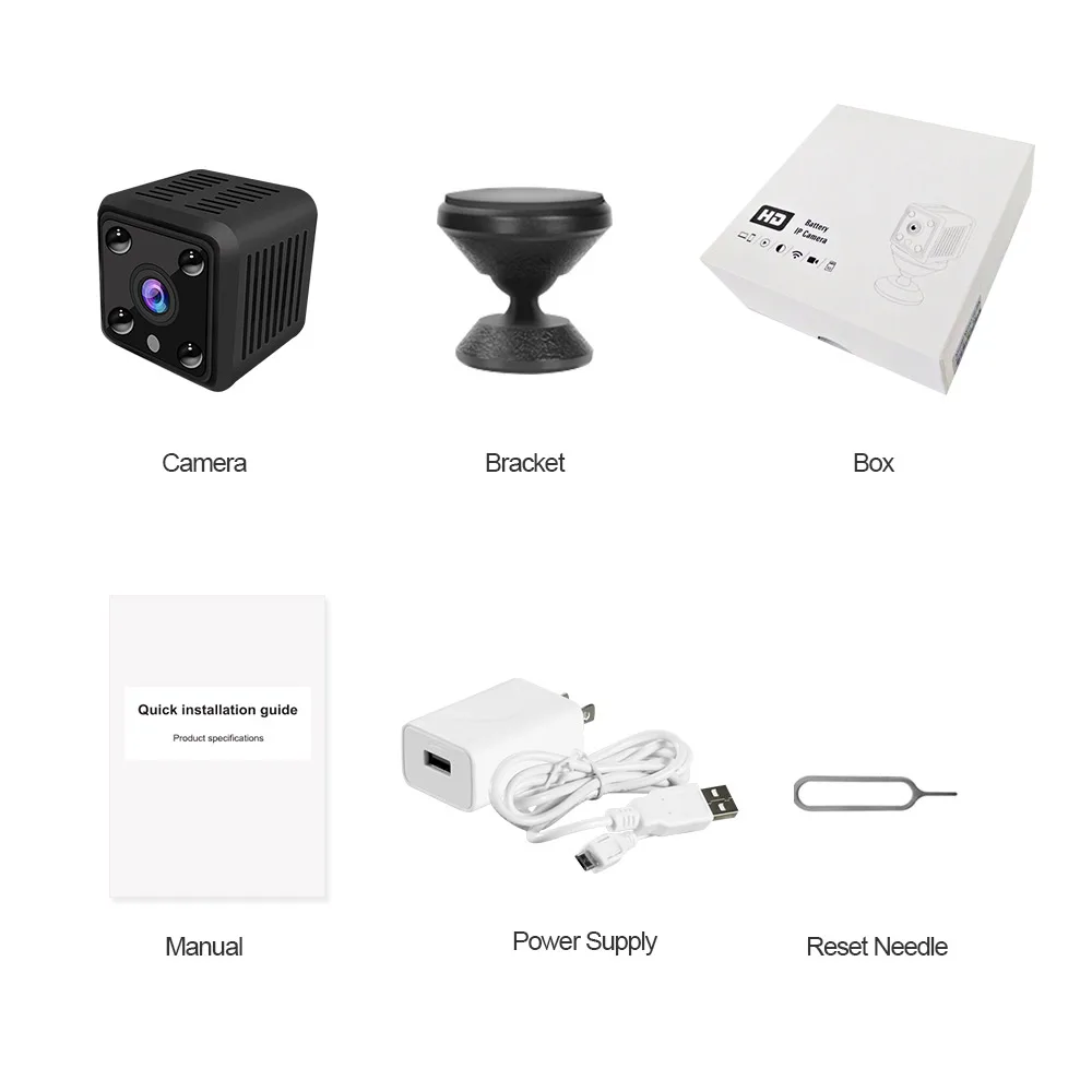 LOOSAFE мини IP камера 720P HD ночное видение маленькая видеокамера микро Onvif P2P телефон