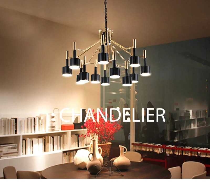 BLUBBLE 12/15 голов гладить подвесные светильники Nordic простой оригинальность Hanglamp AC 90-260 В G4 личности спальни подвесной светильник