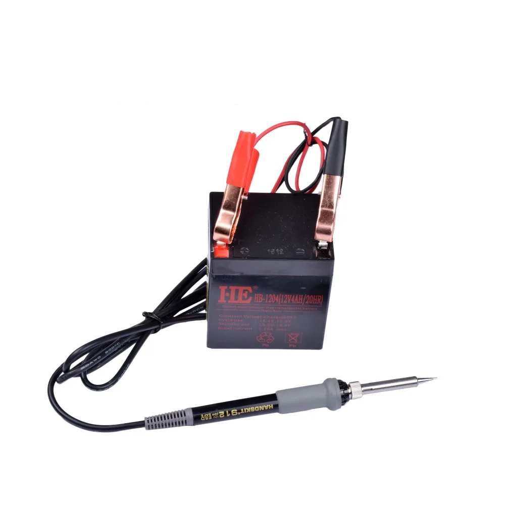 ebakey Soldering Iron DC12V / 35w Car Battery Low Voltage Electrical Soldering Iron Head Clip Portable Soldering Iron