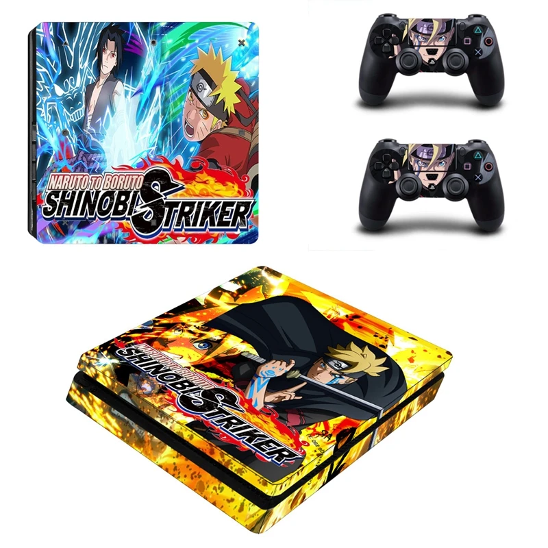 Homereally PS4 Slim кожи Наруто к boruto SHINOBI ПВХ Стикеры чехол для Sony PlayStation 4 Slim консоли и контроллера кожи