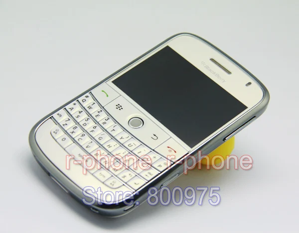 Отремонтированный 9000 мобильный телефон Blackberry 9000 Bold мобильный телефон разблокирован 3g gps Wi-Fi Bluetooth и один год гарантии