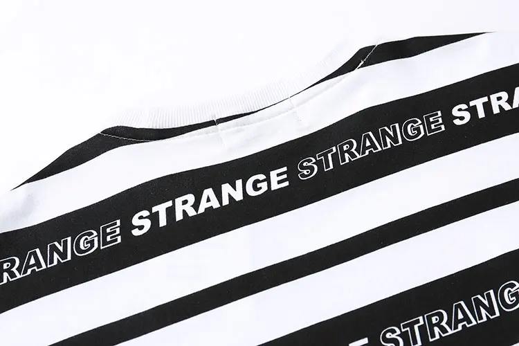 Striped Full Letter TShirts 5
