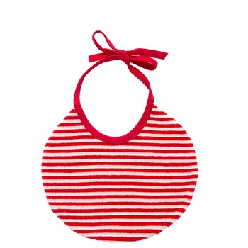 

Red Stripes Baby Boys Girls Bandana Bibs Cotton Comfortable Infant Toddler High Quality Burp Cloth Feeding Drooling Saliva Towel