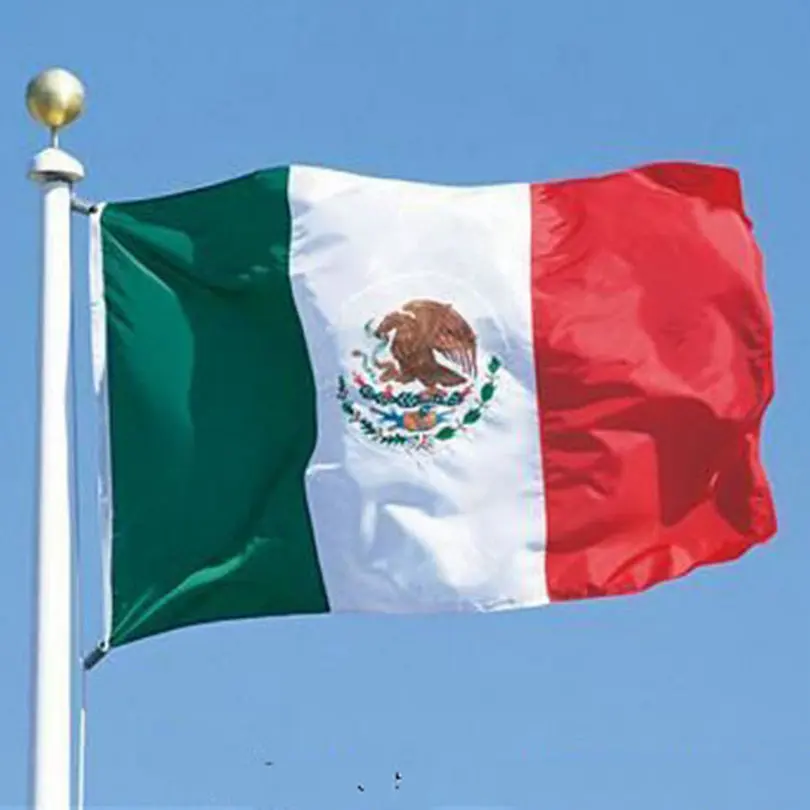 3x5� pies poliéster bandera de México país mexicano