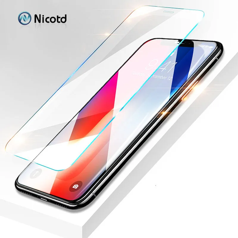 Tempered Glass For iPhone XS MAX XR 5 5s SE Screen Protective Film For iPhone 7 8 6 6S Plus Glass Protector For iPhone XS X PLUS (2)