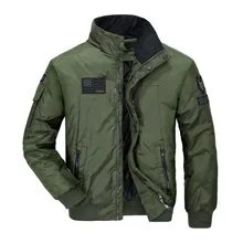 ZDJP осень зима стиль ВВС непромокаемые куртки для мужчин's Бейсбол Форма теплый утолщение свободные молодых пальто