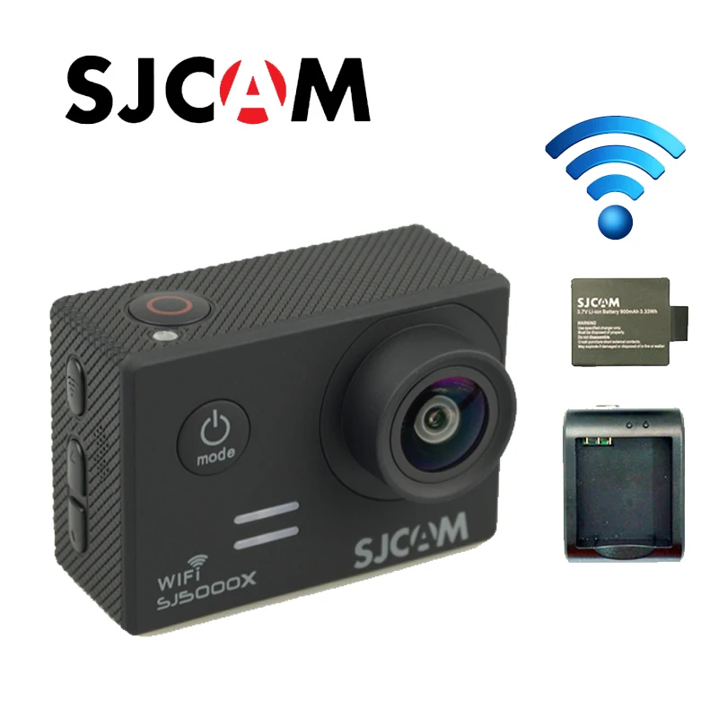 Оригинальная SJCAM SJ5000X Elite с Wi-Fi 4 K 24fps 2 K 30fps Gyro Спортивная Экшн-камера Камера+ Батарея Зарядное устройство+ 1 дополнительная Батарея