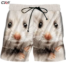CJLM Горячая летние шорты мужские Хип Хоп печать животных белая мышь Прямая поставка с фабрики дизайн Прямая поставка