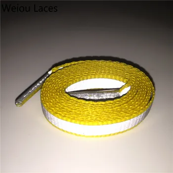 

Weiou Athletic 4M Flat Reflective Shoe Laces Night Safe Outdoor Sport Bootlaces High Visibility Shoelaces Strings For Sneakers