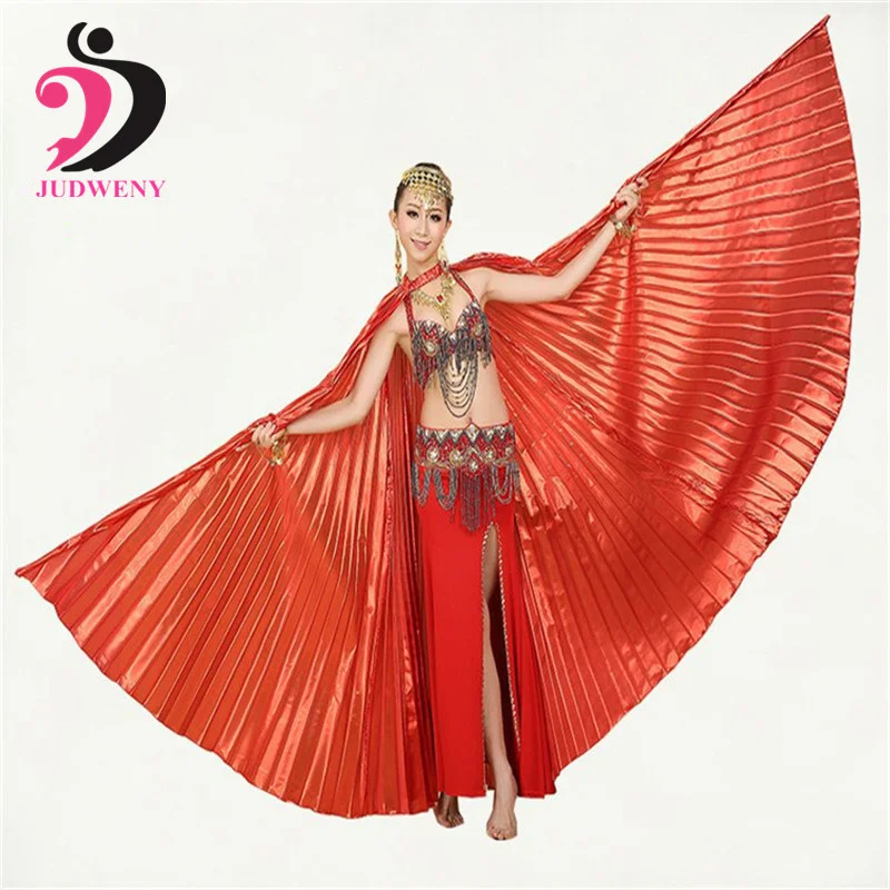 2019 крылья для танца живота Isis крылья для взрослых женщин Восточный дизайн Болливуд крылья бабочки 12 цветов Угловые Крылья с палочками