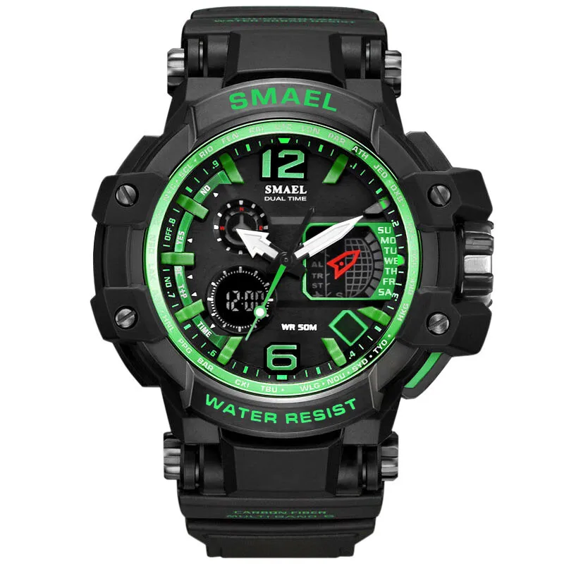 Новинка SMAEL спортивные часы мужские цифровой светодиодный электронные часы резиновые кварцевые наручные часы# NN0311