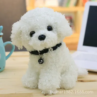 22 см имитация плюшевой собаки кукла милый Пудель плюшевая игрушка животное suffed кукла рождественский подарок высокое качество