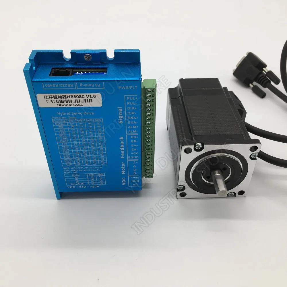 

Closed Loop Stepper Motor Driver Nema17 42MM 0.68Nm 68Ncm 100Oz-in 8mm ShaftHybird Encoder Easy Servo 2 Ph Stepper Motor Kits