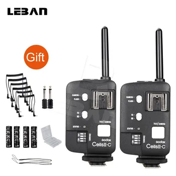 

2x Godox Cells-ii All-in-One Remote Wireless Control Ettl Flash Transmitter Trigger 1/8000 Speed for Canon DRSL Camera